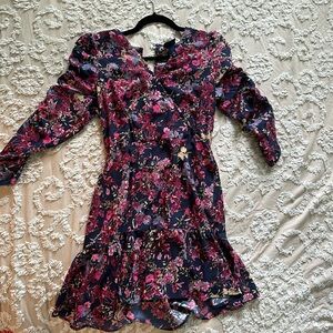 Scoop floral dress